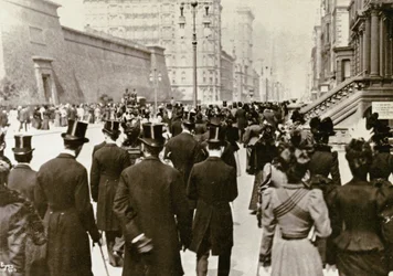 Ostersonntag auf der 5th Ave., New York City, 1898